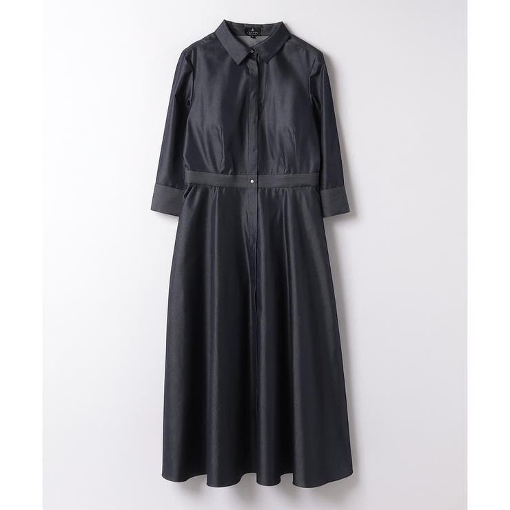 デニムライクコットンシルクワンピース[品番：LAVW0014325]｜LANVIN COLLECTION（ランバン コレクション）のレディースファッション通販｜SHOPLIST（ショップリスト）