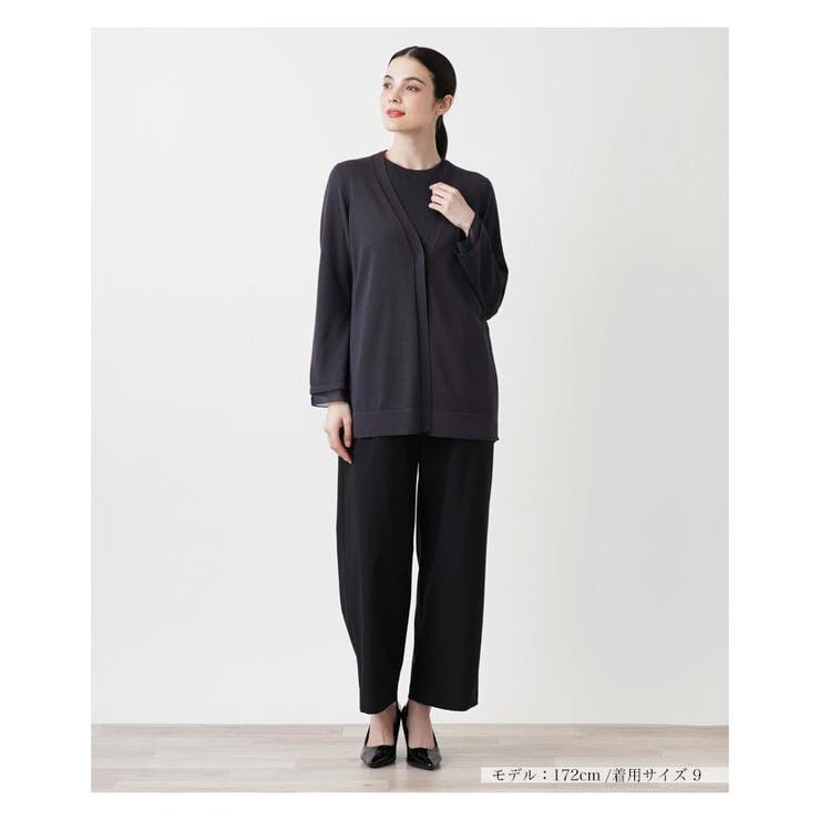 洗えるワンボタンカ-ディガン | Leilian | 詳細画像9