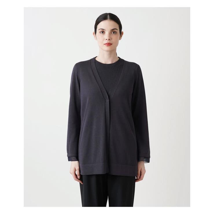 洗えるワンボタンカ-ディガン | Leilian | 詳細画像12