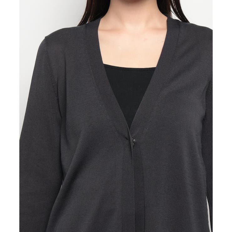 洗えるワンボタンカ-ディガン | Leilian | 詳細画像4