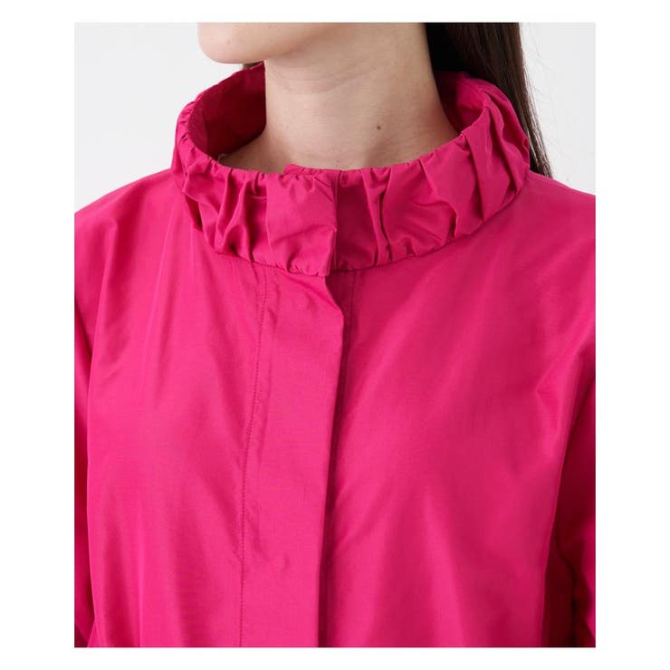 【新品✨️】ランバン コレクション ピンク トレンチコート ロング ベルト リボン リボンベルト付ロングコート | LANVIN COLLECTION (Women