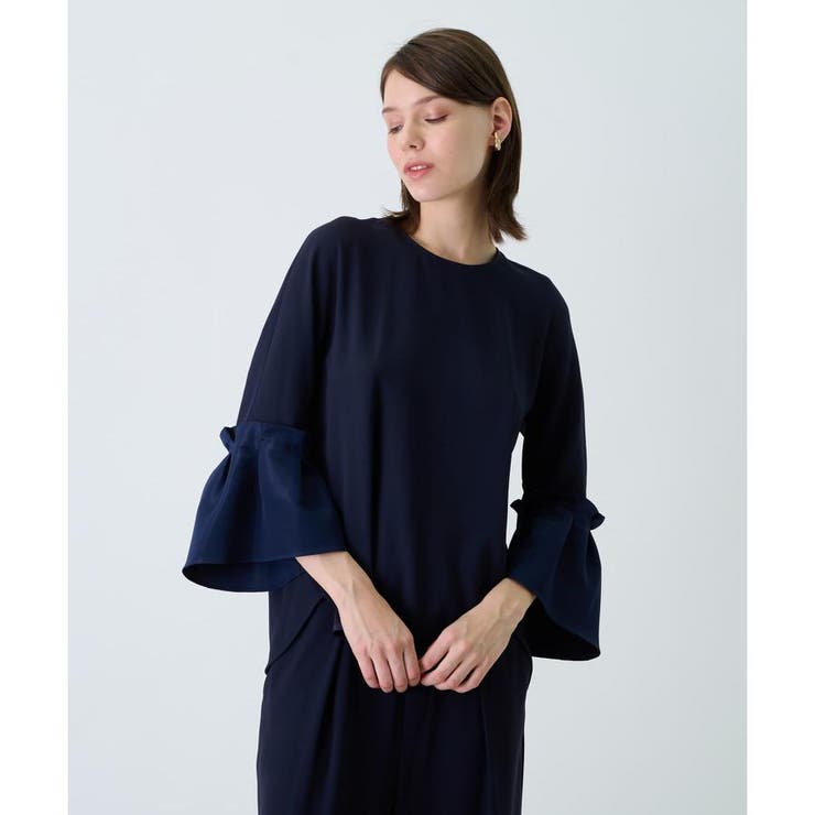louren フレアスリーブブラウス フレアスリーブ ブラウス 接触冷感（UNITED ARROWS green label