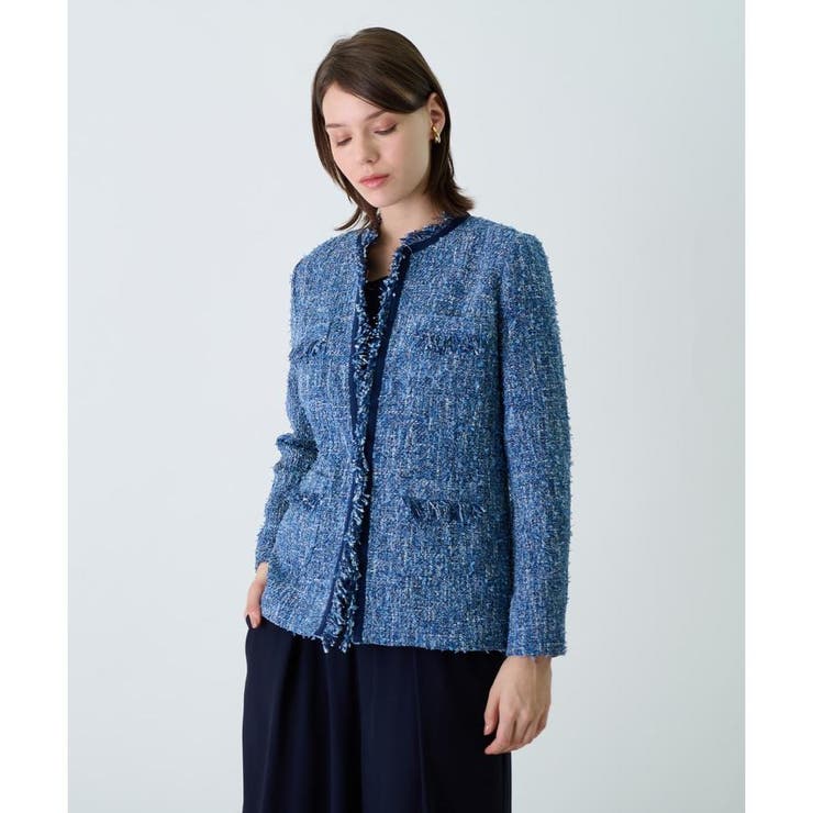 ツイードジャケット[品番：LAVW0014114]｜Leilian（レリアン）の