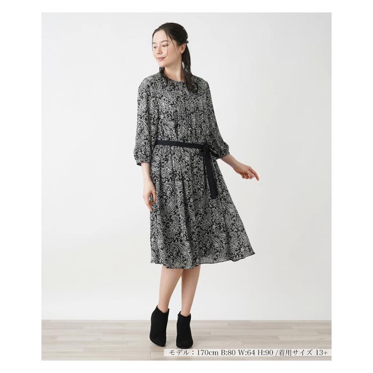 ワンピース[品番：LAVW0016886]｜Leilian PLUS HOUSE（レリアンプラス  