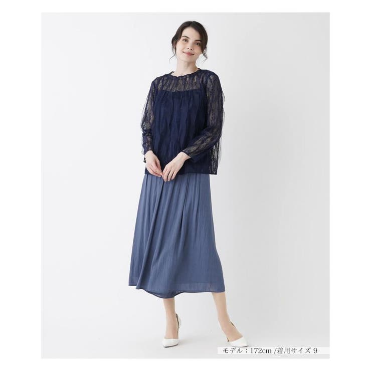 総レースプルオーバー[品番：LAVW0015099]｜Leilian（レリアン