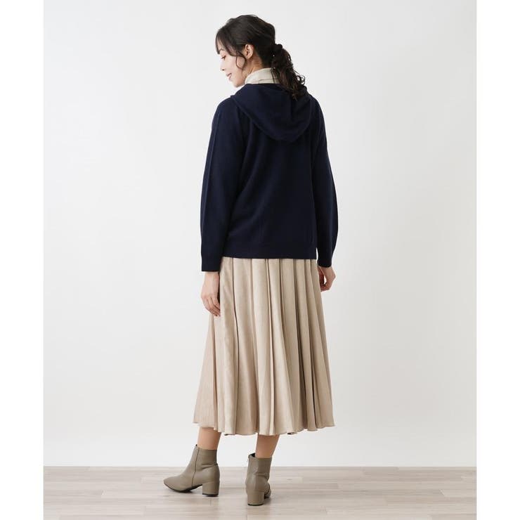 Leilian PLUS HOUSE / レリアンプラスハウス ニットパーカ ニットパーカ | Leilian plus house (Women/大きいサイズ