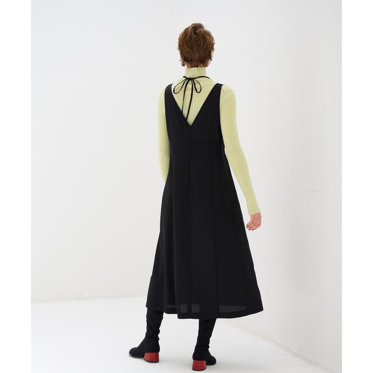LANVIN キャミソール ブラック×ゴールド