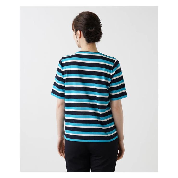 ボーダーTシャツ[品番：LAVW0016346]｜Leilian（レリアン