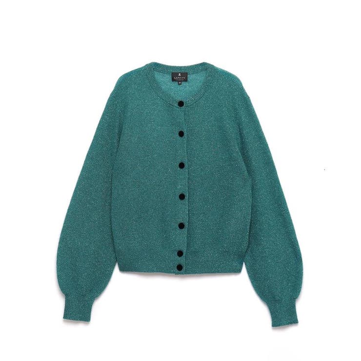 LANVIN - ランバン LANVIN アンサンブルニット カーディガン 半袖 ニット 38 LANVIN - ランバン LANVIN アンサンブルニット カーディガン