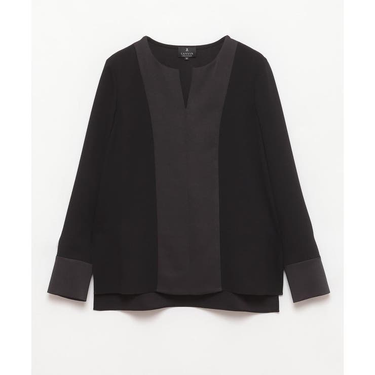 バックサテンブラウス[品番：LAVW0017341]｜LANVIN COLLECTION 