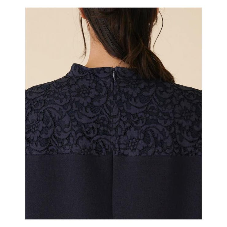 レース切替ミディ丈ワンピース | Leilian PLUS HOUSE | 詳細画像13