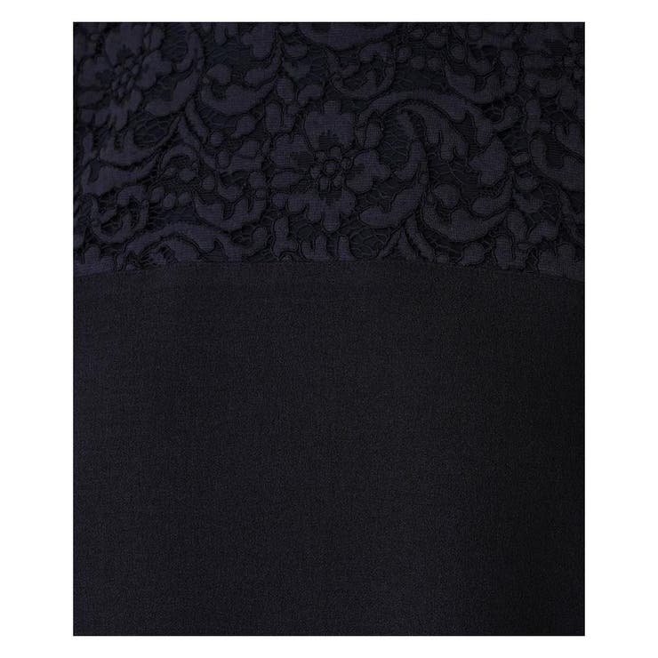 レース切替ミディ丈ワンピース | Leilian PLUS HOUSE | 詳細画像16