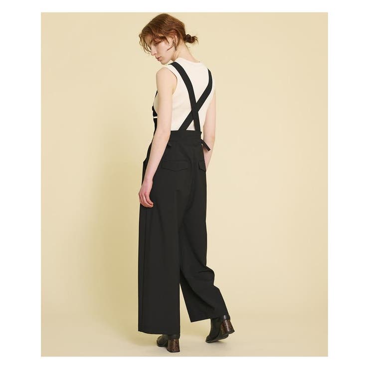 ランバンオンブルーブラックサロペット・オーバーオール