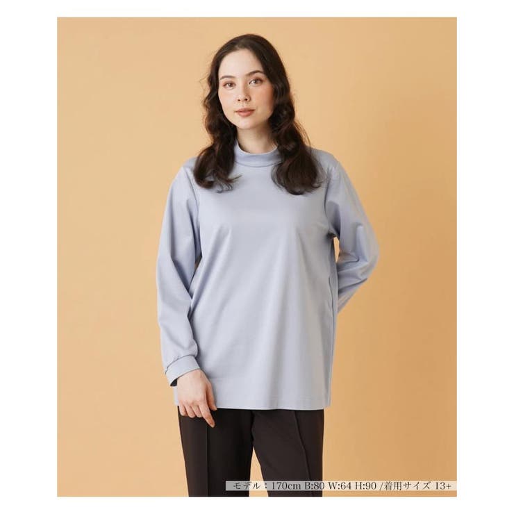 ハイネックカットソー[品番：LAVW0011924]｜Leilian PLUS HOUSE
