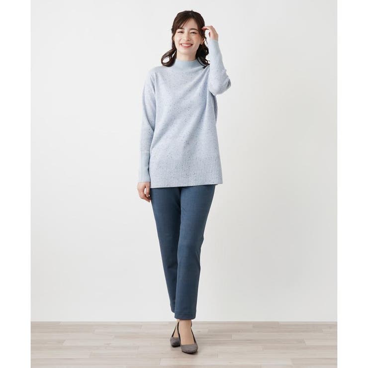 カシミヤハイネックニット[品番：LAVW0019040]｜Leilian（レリアン）の