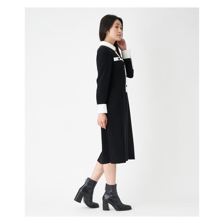 バイカラーモノトーンワンピース[品番：LAVW0011598]｜LANVIN 