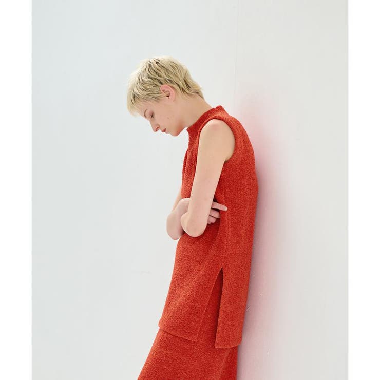 ループヤーンノースリーブニット[品番：LAVW0014311]｜LANVIN en