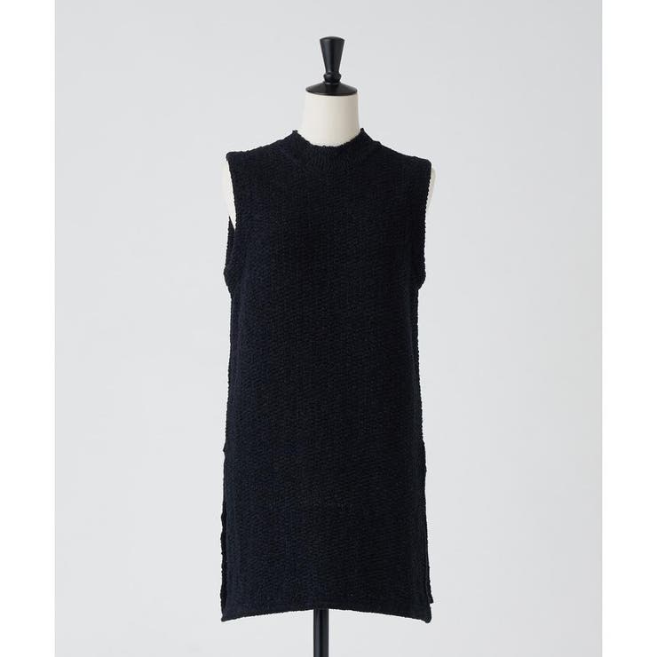 人気定番の ループヤーンノースリーブニット[品番：LAVW0014311]｜LANVIN en トップス