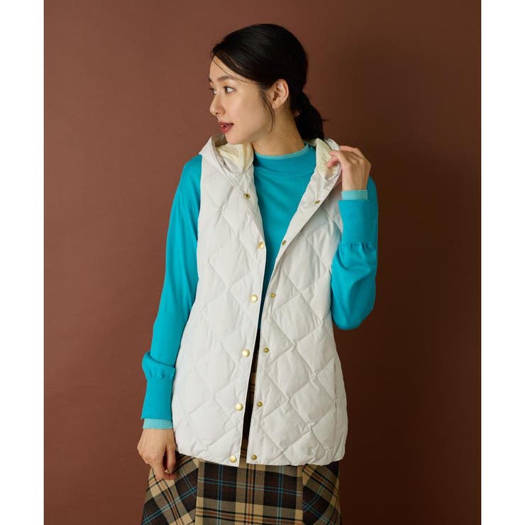 フーデッドダウンベスト[品番：LAVW0018185]｜Leilian（レリアン）の