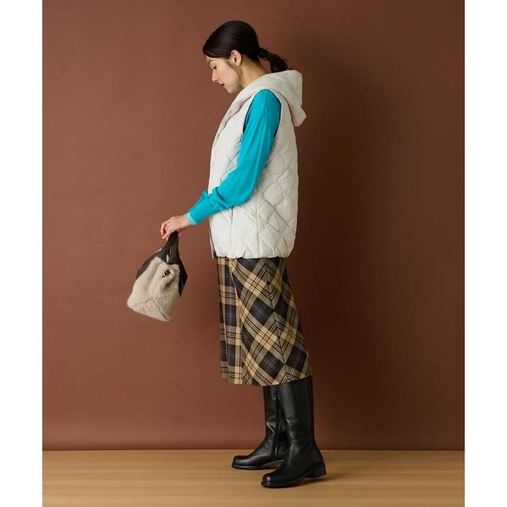 フーデッドダウンベスト[品番：LAVW0018185]｜Leilian（レリアン）の