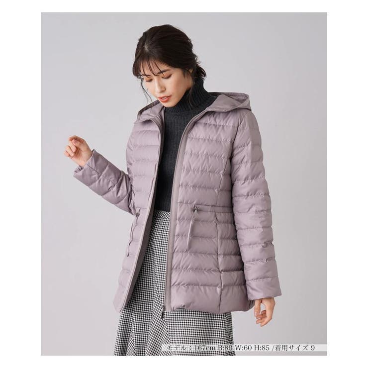 Leilian　レリアン　ダウンハーフコート　ジャケット　ホワイト　サイズ15+ Leilian レリアン ダウンハーフコート ジャケット ホワイト