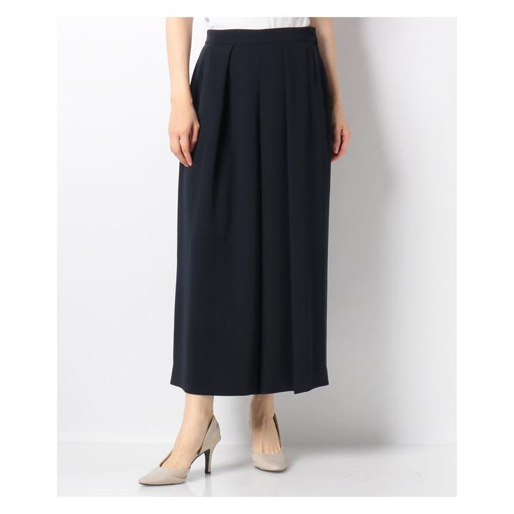 ネイビー | クロップドフレアパンツ | Leilian