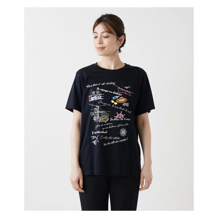 レリアン　テイシャツ Tシャツ[品番：LAVW0016247]｜Leilian（レリアン）のレディース