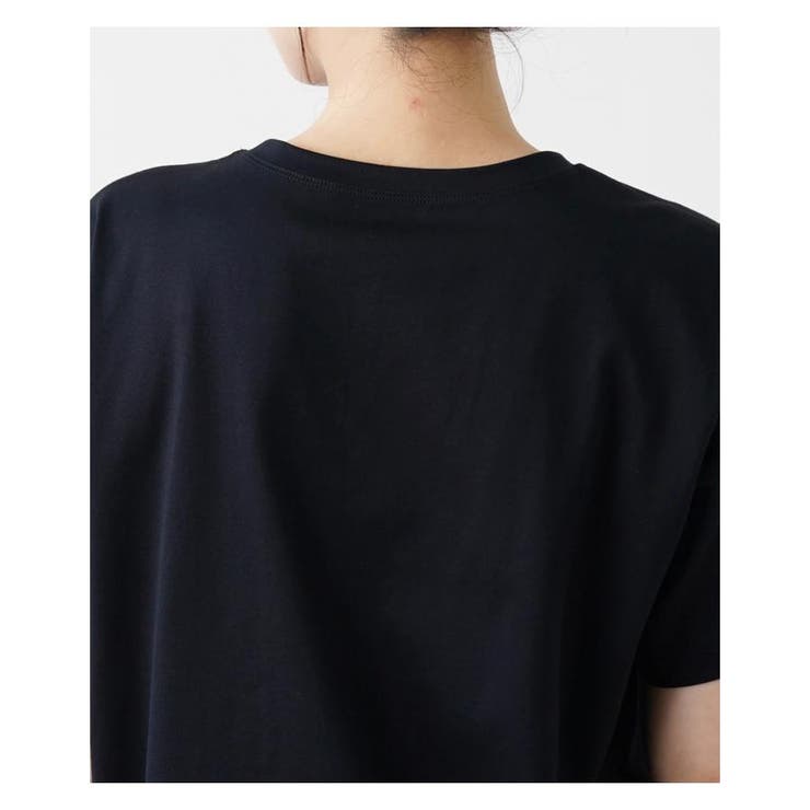 新品　レリアン　黒 ラウンドネック 半袖Tシャツ レース装飾　大きいサイズ レース切替Tシャツ|レリアン | レリアン公式オンラインストア