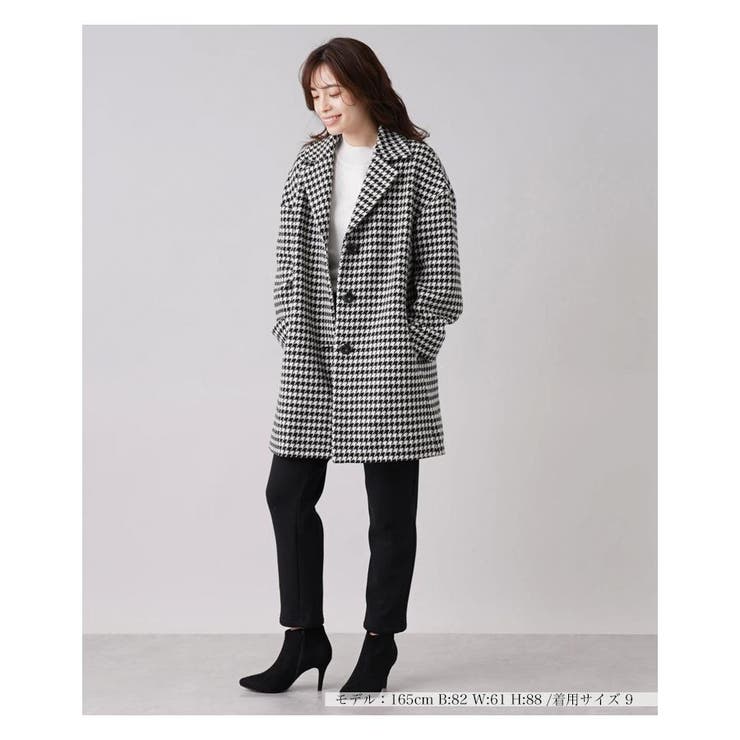 千鳥格子柄テーラードコ-ト | Leilian | 詳細画像10