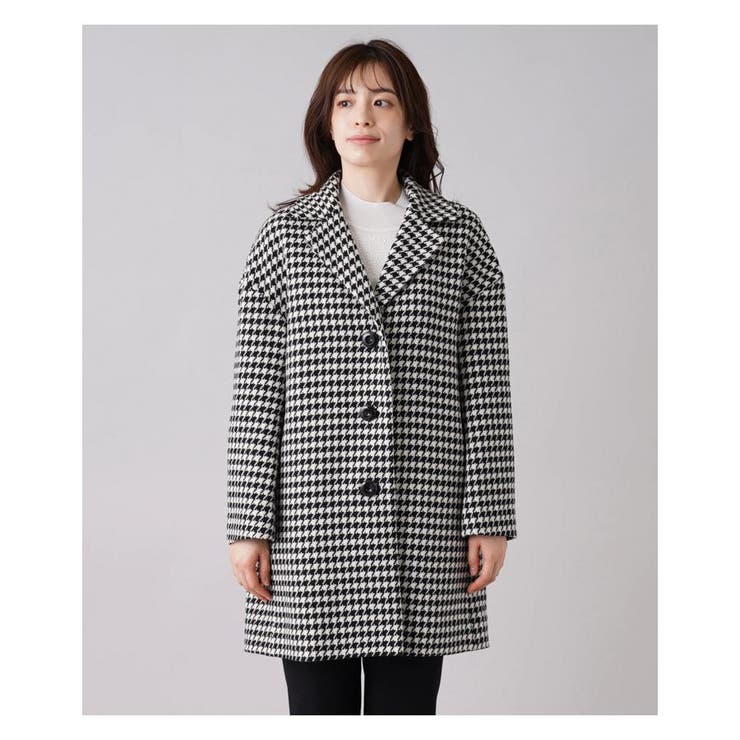 千鳥格子柄テーラードコ-ト | Leilian | 詳細画像13