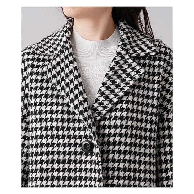 千鳥格子柄テーラードコ-ト | Leilian | 詳細画像16