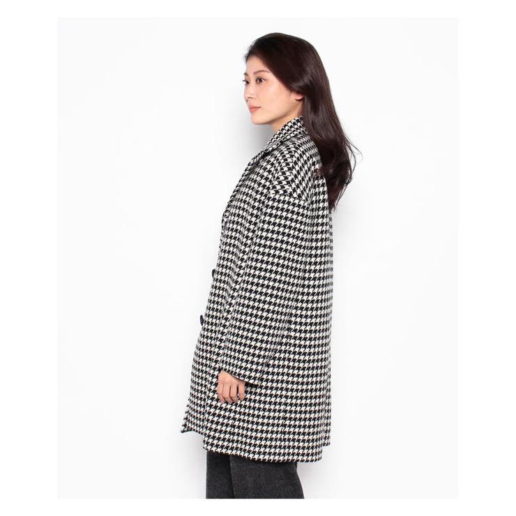 千鳥格子柄テーラードコ-ト | Leilian | 詳細画像2