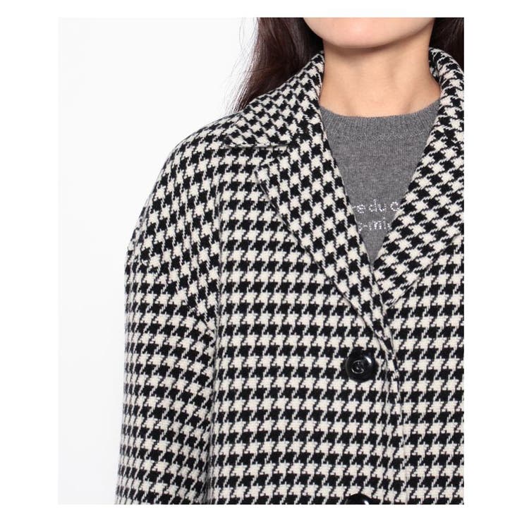 千鳥格子柄テーラードコ-ト | Leilian | 詳細画像4