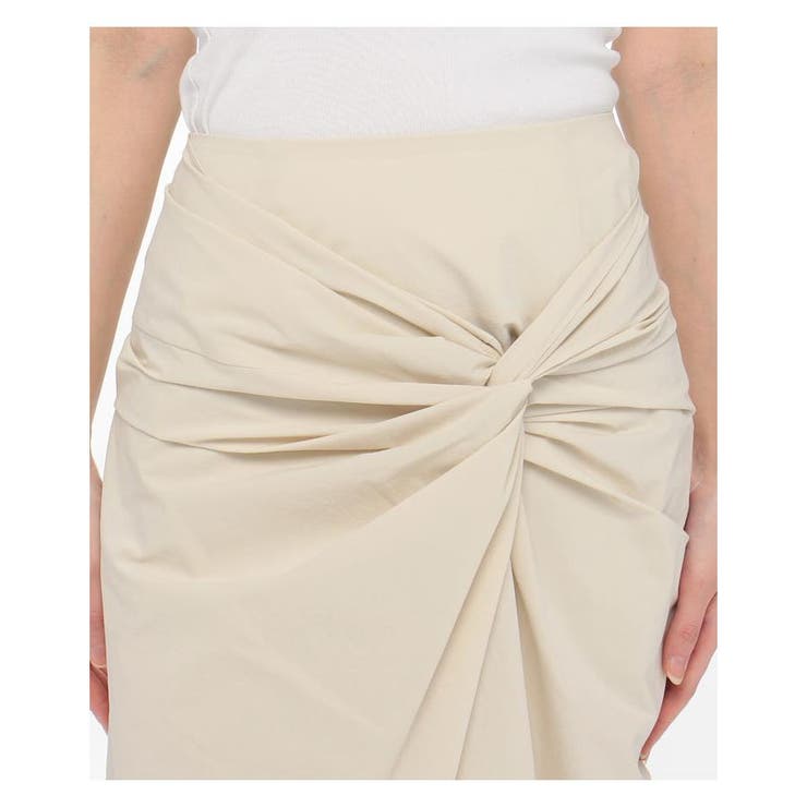 ツイストドレープスカート[品番：LAVW0009032]｜LANVIN en Bleu  