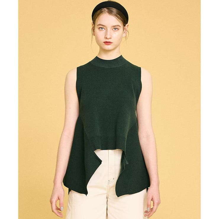 コットンミラノリブアシメヘムニット[品番：LAVW0004220]｜LANVIN en  