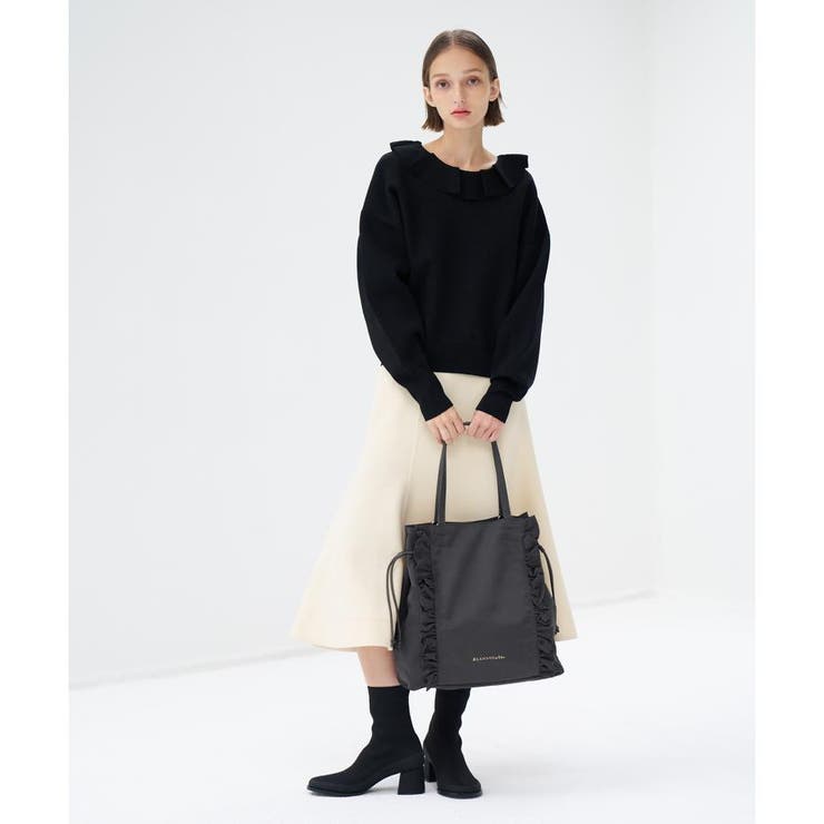 プティフリルトートバッグ[品番：LAVW0013089]｜LANVIN en Bleu