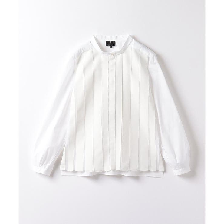 LANVIN COLLECTIONランバンコレクションパールニットプルオーバー白 LANVIN COLLECTIONランバンコレクションパールニットプルオーバー白