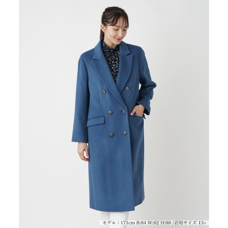 スーパーセール 50％（福袋 ダブルチェスターコート[品番：LAVW0018692]｜Leilian PLUS ジャケット・アウター