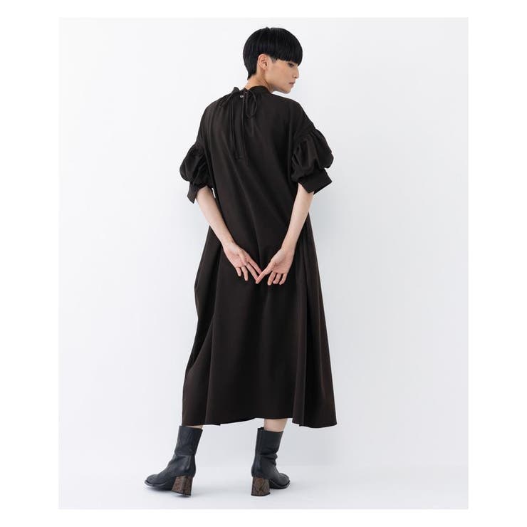 ウォームクロスコクーンフレアワンピース[品番：LAVW0006772]｜LANVIN