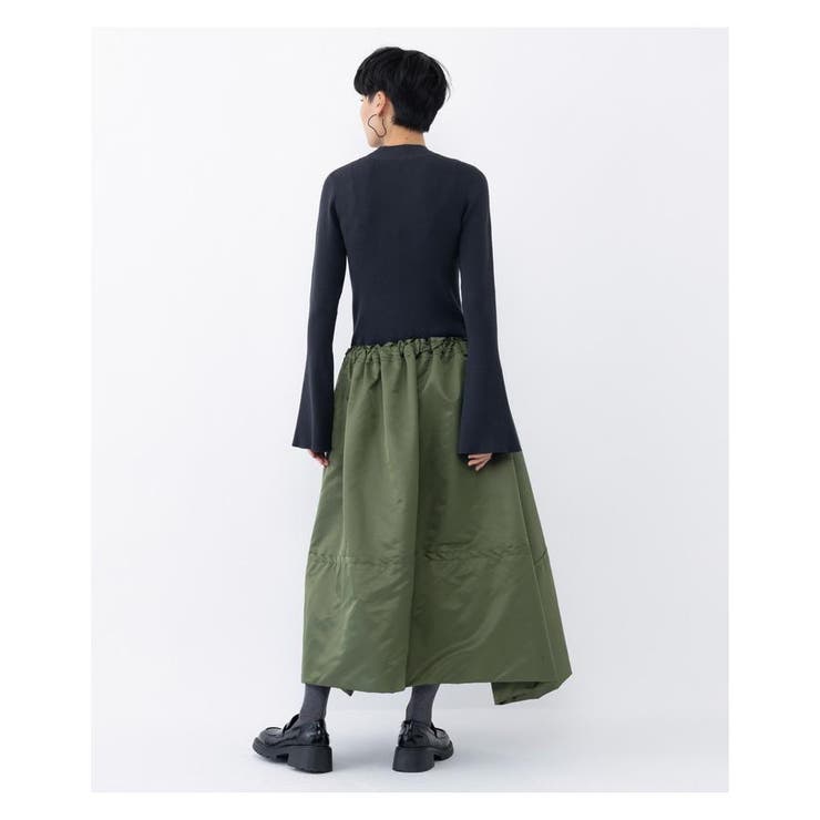 ニットコンビワンピース[品番：LAVW0006113]｜LANVIN en Bleu
