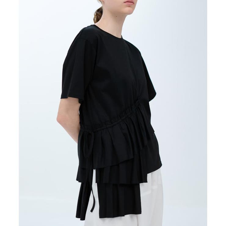 アシンメフリルTシャツ[品番：LAVW0015280]｜LANVIN en Bleu