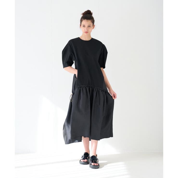 ❤️オシャレ　定価2.4万　SLOANE ワンピース 別注】SLOANE / タックショルダー ワンピース［手洗い可