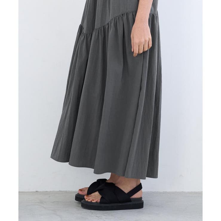ティアードキャミワンピース[品番：LAVW0008219]｜LANVIN en Bleu
