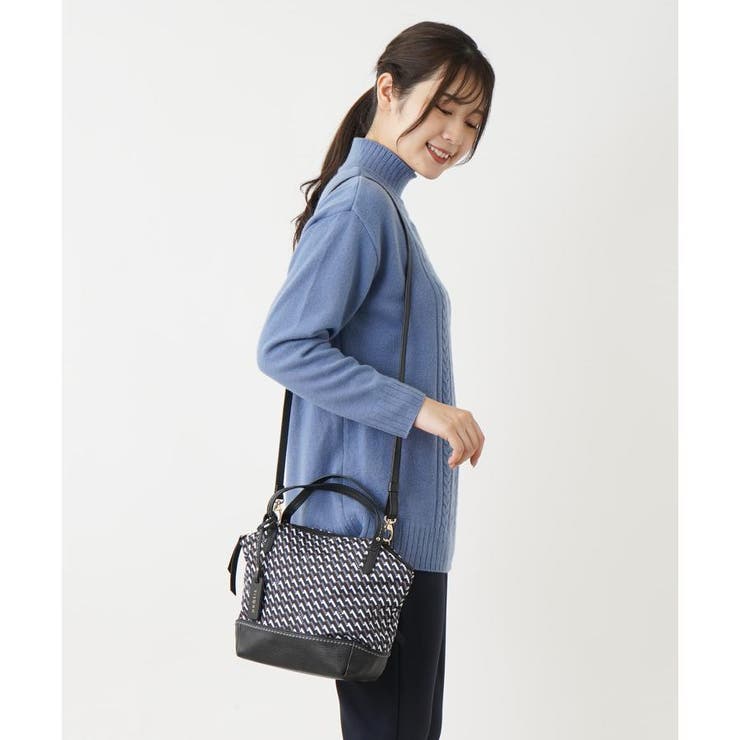 Leilian｜幾何学柄ハンドバッグ | Rakuten Fashion(楽天