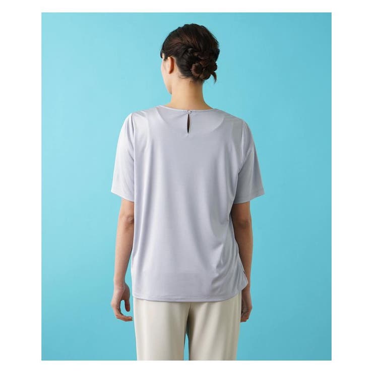 シルク100%半袖カットソー[品番：LAVW0014424]｜Leilian PLUS