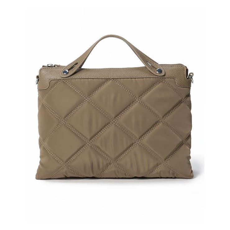 モカ | 2WAYキルティングハンドバッグ | Leilian