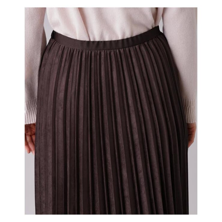 スエード調プリーツロングスカート | Leilian | 詳細画像9