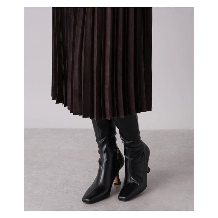 スエード調プリーツロングスカート | Leilian | 詳細画像10