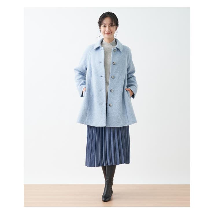 スエード調プリーツロングスカート | Leilian | 詳細画像13