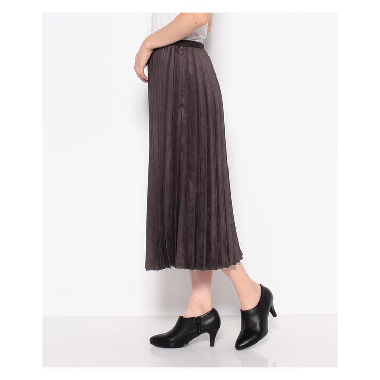 スエード調プリーツロングスカート | Leilian | 詳細画像15